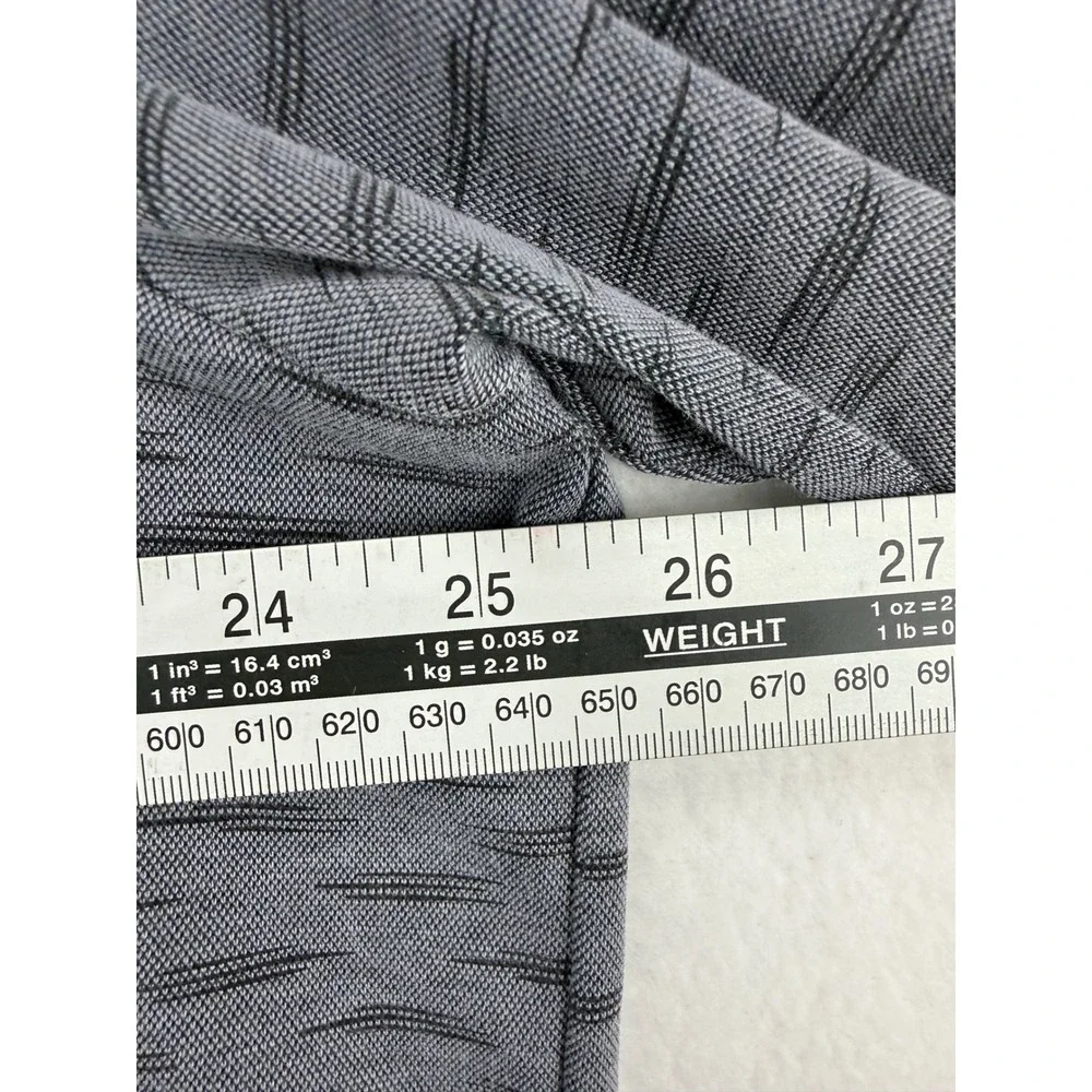TravisMathew Polo Shirt‎ Mens XXL Gray Patterned Short Sleeve Golf Top